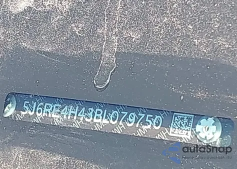 2011 Honda Cr-V Se z USA, uszkodzony, nr VIN 5J6RE4H43BL079750